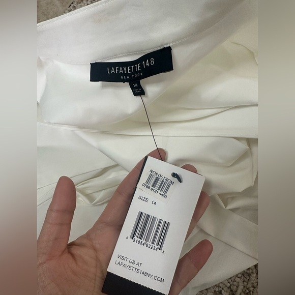 Lafayette 148 New York Elegant Wrap Blouse size 14 - Picture 4 of 9